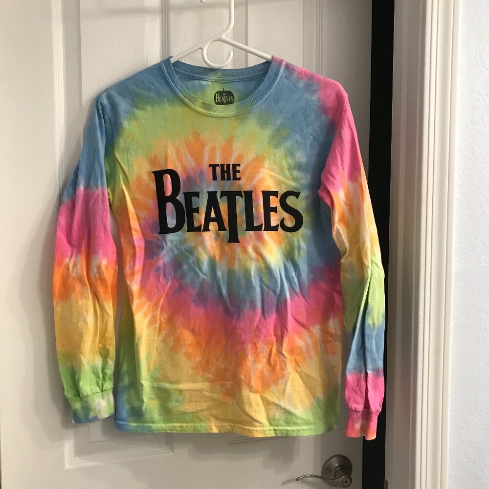 The Beatles Tie Dye Long Sleeve T Shirt